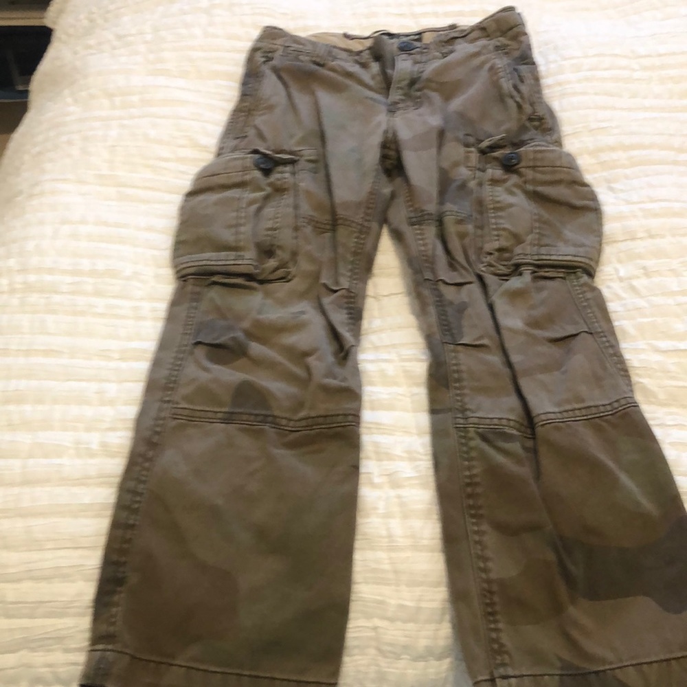 Boys camo cargo pants